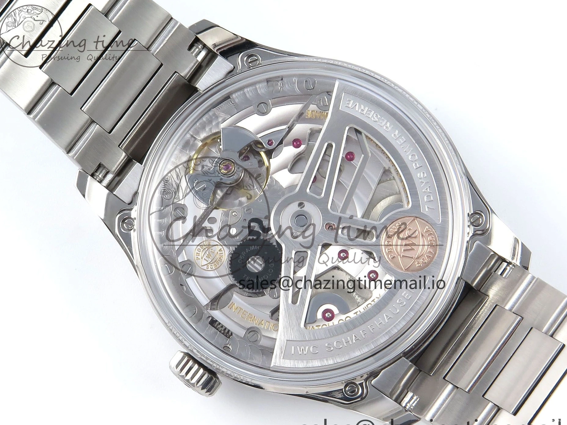 MIROTIME 0402 Portugieser Auto IWC0562E APSF 1:1 Best Edition Blue Dial on SS Bracelet A Timeless 6997